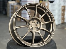 New 18x8.5J AOW ZE40 Flow Formed (4 Wheel) BRONZE 5x112 FIT AUDI BMW MERCEDES VW