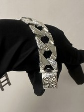 Sterling Silver Mens Curb