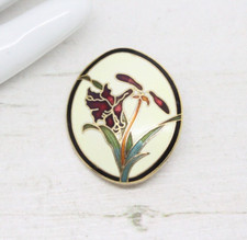 Vintage Cloisonne Enamel Red