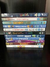 Kids DVD Bundle 11 DVDs Frozen Matilda BFG Nanny McFee Emoji Movie Secret Life!