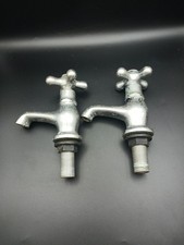 Pair Of Reclaimed Chrome Sink Taps