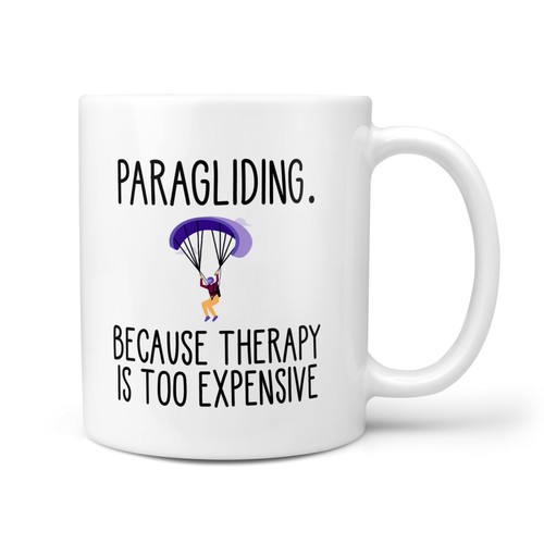 Funny paragliding birthday - funny,