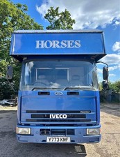 Iveco 75e17 blue horse box - blue,
