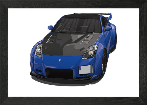Nissan 350z veilside - veilside, blue