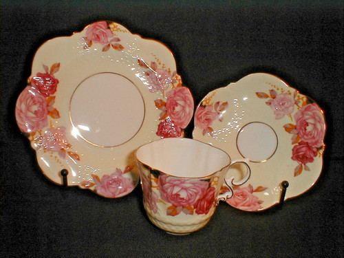 Aynsley antique china pink - antique,