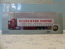 Oxford Diecast 1:76 OO Scania 143 Short Curtainside Lorry Sandy Kydd 76S143004