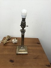 Edwardian Table Lamp Corinthian  Column