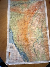WW2 Silk escape evasion map