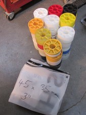 45 x 3" 35mm film cores /