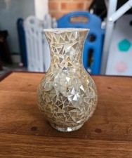 Mother of Pearl Mosaic Vase