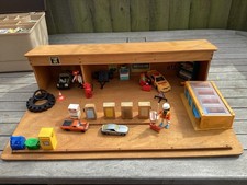 Vintage Toy Wooden Garage