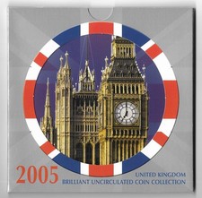 2005 Royal Mint Brilliant Uncirculated 10 Coin Pack