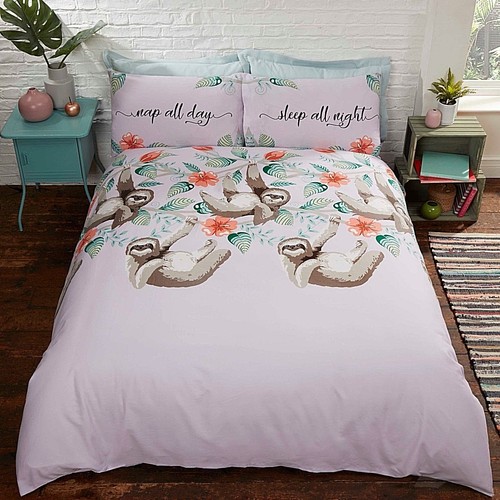 Cute sloth duvet - sloth, quilt