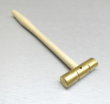 Brass Mallet 2" Brass Hammer Flat Face Jewelry Making Hammer Craft Metal Working