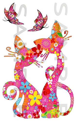 Cats butterflies full - &,