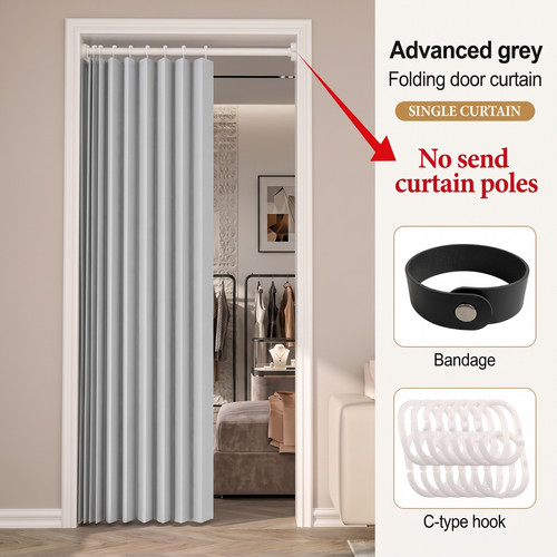 Pvc folding door oak - folding, effect