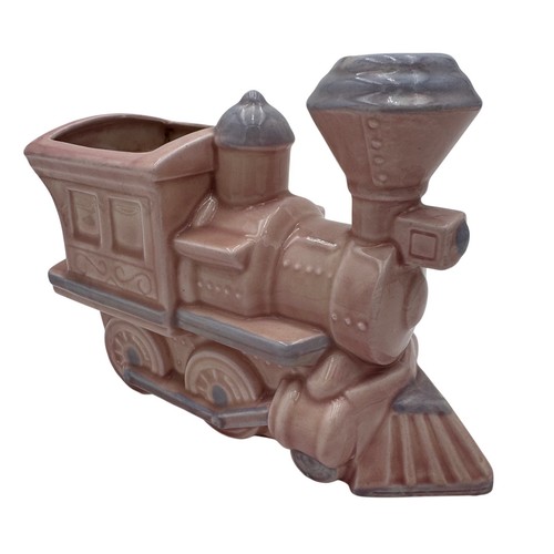 Vintage baby train vase - baby,