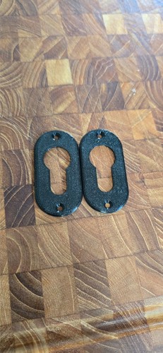 Escutcheon key plate for - key,