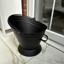 Black Metal Coal Scuttle