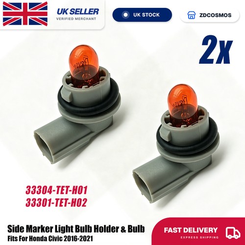 Gray side marker light - 2x,