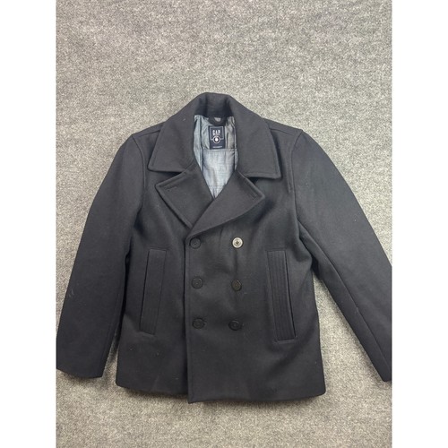 Gap pea coat mens - mens, black