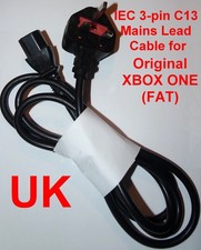 IEC 3-pin C13 Mains Lead Cable