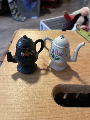 Vintage antique cast iron salt - antique,