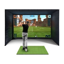 SimSpace Golf Simulator Enclosures 4K Projection Easy Assemble 6 Sizes Available