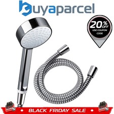 Mira Response 1.25m Shower Hose PVC Chrome + 90mm Beat Shower Head Easy Clean