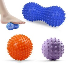 Massage Ball of 3, 7.5cm Spiky