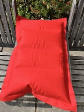 Pillow Vintage Air Inflatable Blow Up Rubber Cotton Blue Red Campervan Tent (B)