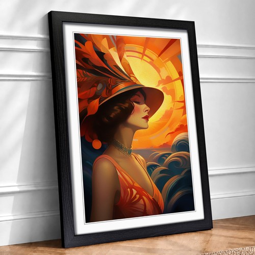 Art deco sunset - deco,