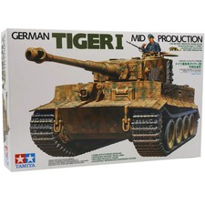 Tamiya 1/35 German Tiger I Mid Production Tank WW2 Model Kit 35194