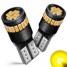 2x 501 Led Side Indicator Bulbs Amber Xenon T10 W5w Wedge Lamp Light Bulb 12V