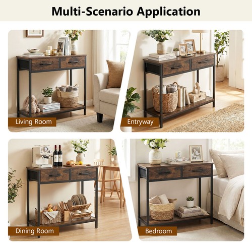 75cm narrow console table - narrow,