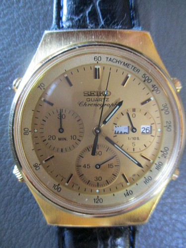 Vintage 1986 gold seiko - vintage,