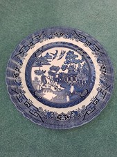 'Blue Willow' Swirl Rim Dinner