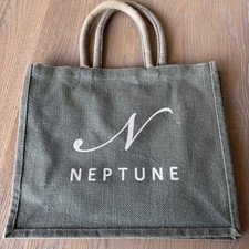 Neptune Jute Shopping Bag Grey