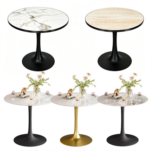 Round tulip dining table - tulip,