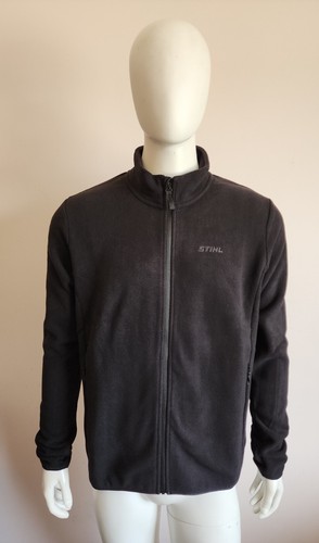 Stihl mens black fleece logo - black,