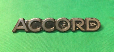 HONDA ACCORD - VINTAGE  CAR BADGE / EMBLEM - 155  X 25  MM