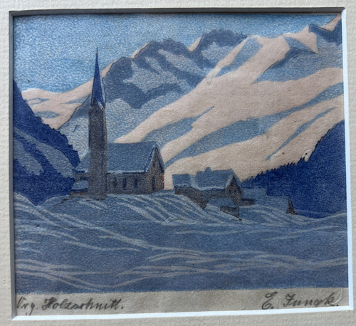 Elfriede jungk original - elfriede, signed