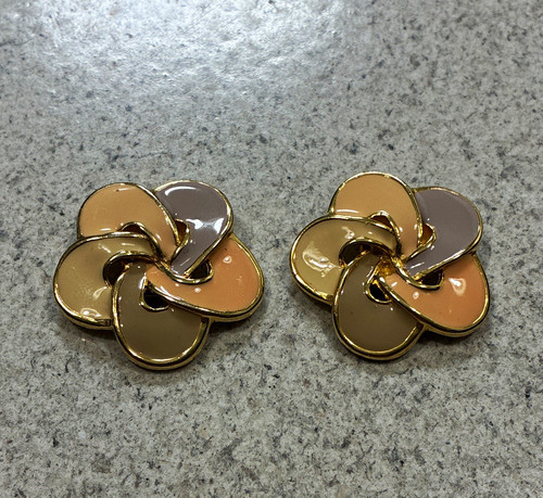 Vintage gold tone - tone, knot