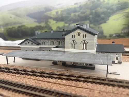 Gauge train station - n-gauge,