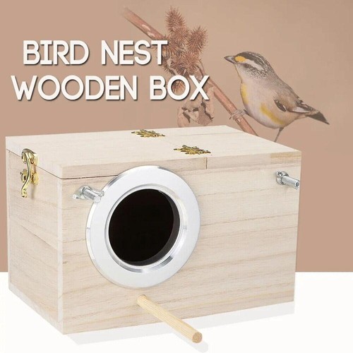 Budgie wooden security cage - security,
