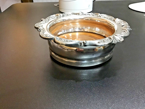 Antique silver plated wood - antique,