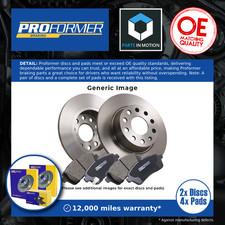 2x Solid Brake Discs and Pads