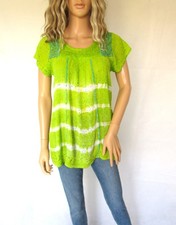 Lime green kaftan top