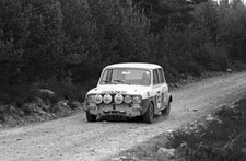 Mini Clubman ERC Rally Car 1971 Racing Old Photo 1