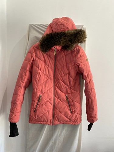 Roxy dryflight pink faux fur - pink,